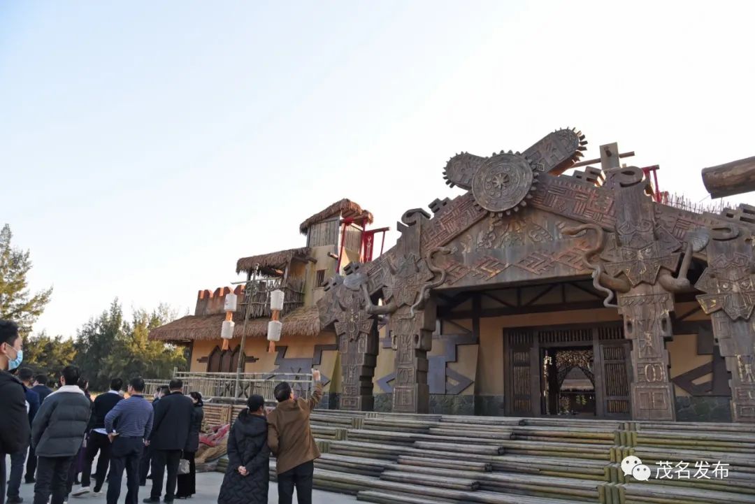 冼夫人传奇火热拍摄中蔡伏青带队到拍摄现场调研↘