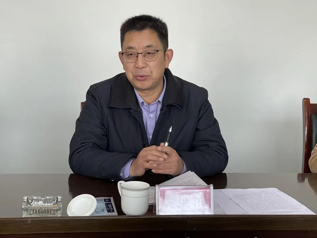 副主任林凯向吴洪汛院长介绍了航空产业园建设规划及项目推进情况