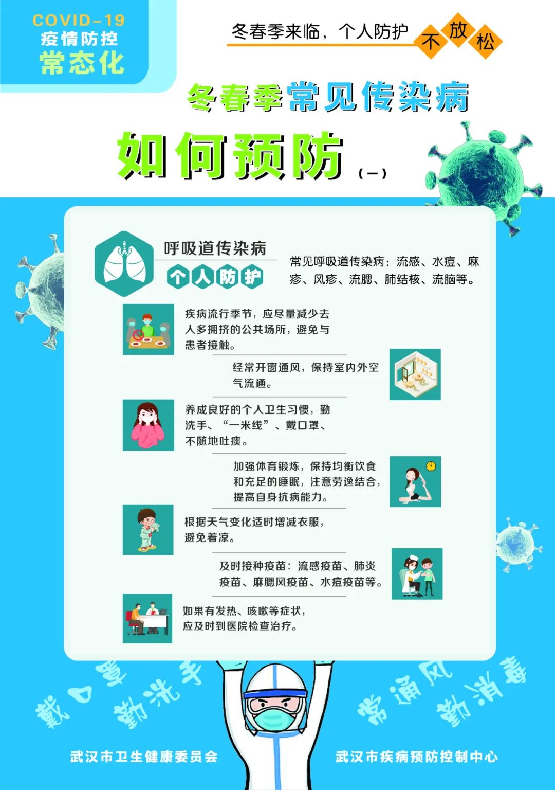 疫情防控丨冬春季防疫小贴士