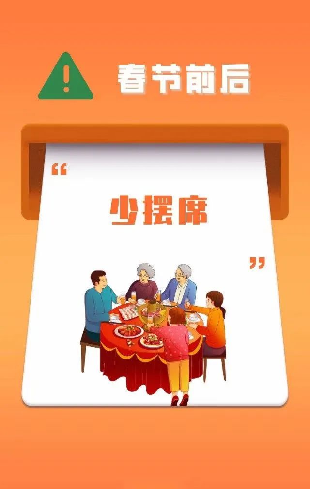 春节前后,这些聚集性活动禁止举办