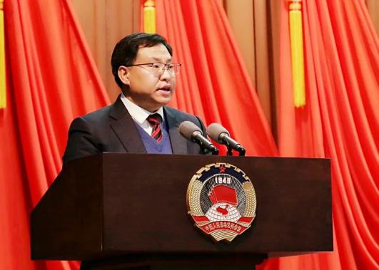 副区长刘福升对致公党松江区总支部的大会发言作回应