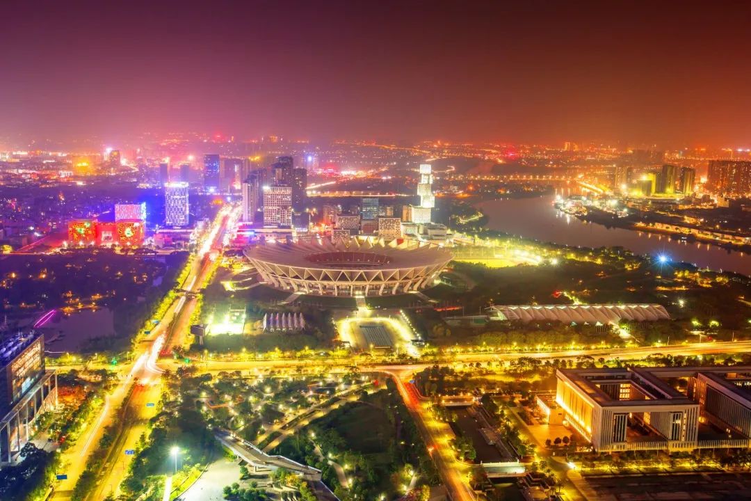 顺德之夜②乐从闪耀东平河畔的夜明珠