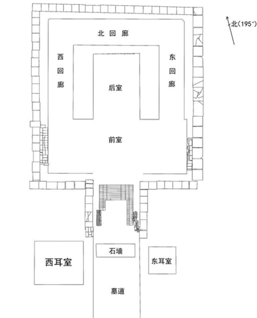 墓室平面图图片