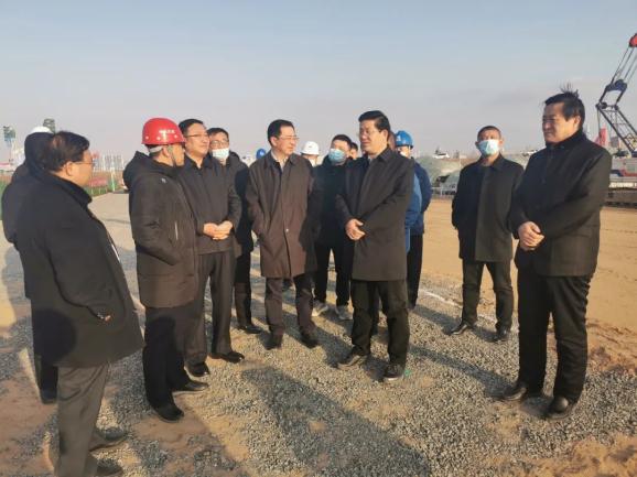 山东高速建设管理集团党委书记董事长丁爱辉来我区调研