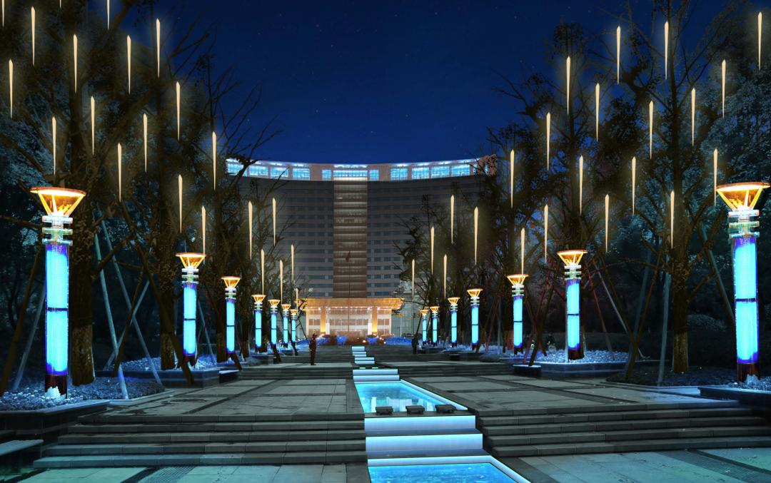 市区春节临时亮化工程开始施工 年味浓了!