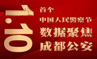 首个中国人民警察节，数据聚焦成都公安