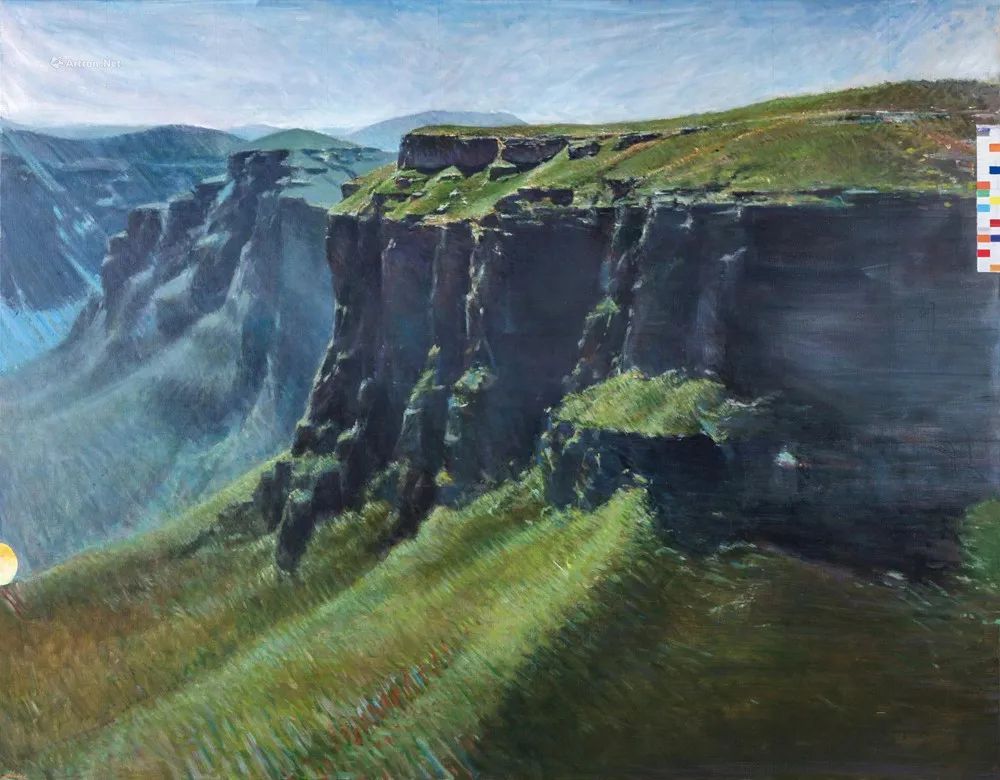 贾蔼力《蓝山》 布面油画 210×270cm 2010年作 前奏·永乐夏季拍卖会