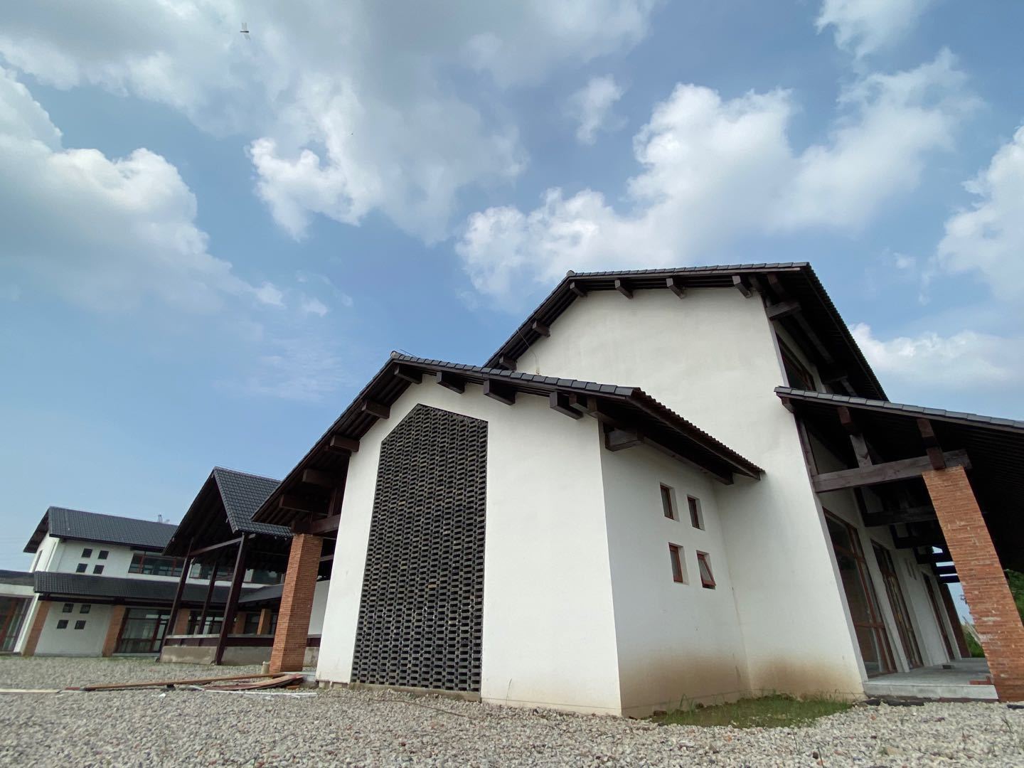 在建的安武村村史馆