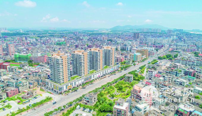 俯瞰平潭老城区融媒体记者江信恒摄