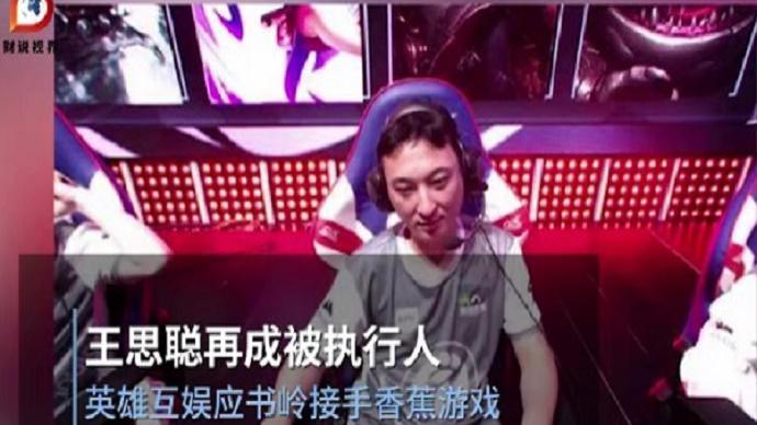 王思聰再成被執行人,英雄互娛應書嶺接香蕉游戲,回家接班?