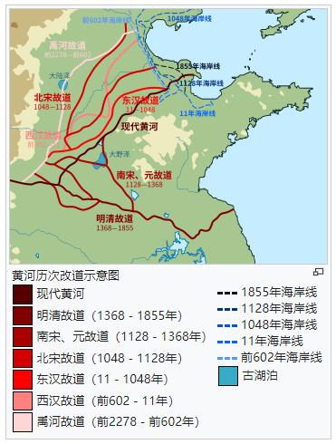 黃河歷史上的改道次數之多,變化之大是絕無僅有的它是我們的母親河,但