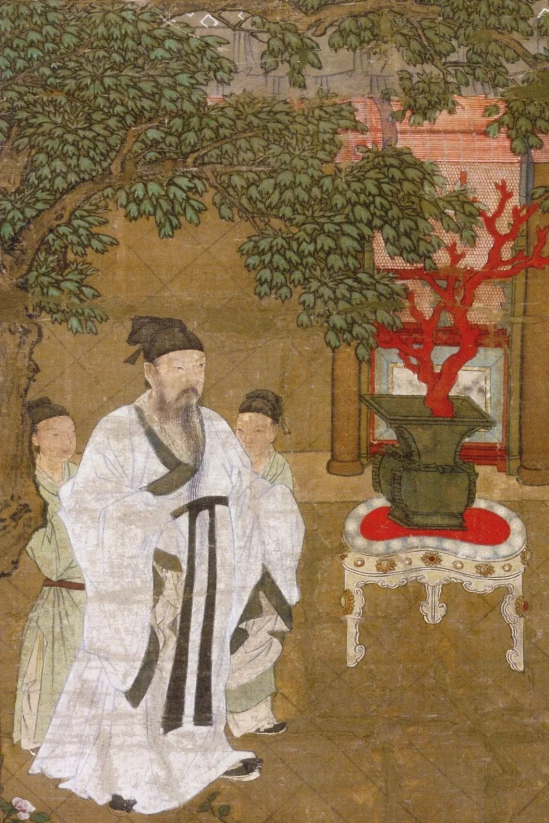 《金谷园图》在明代画家仇英笔下,石崇的有钱扑面而来——金谷园,堪称