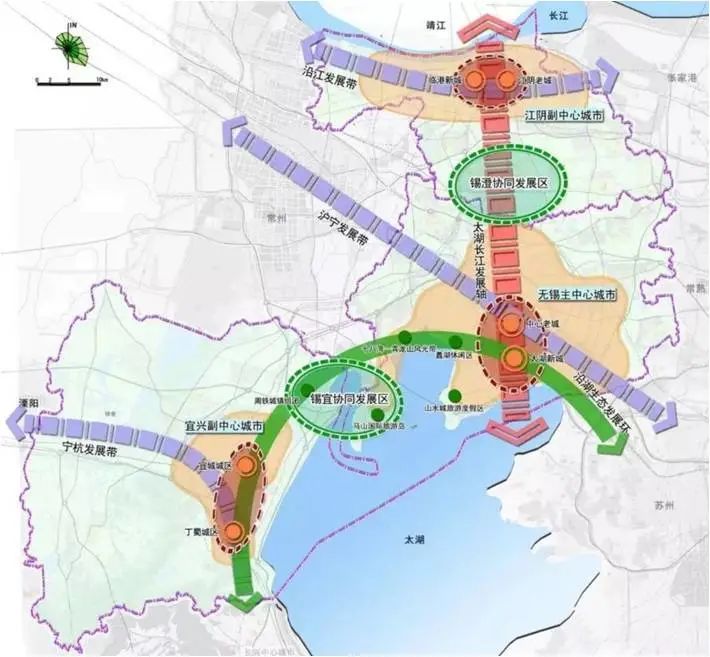 锡澄协同发展区规划图图片