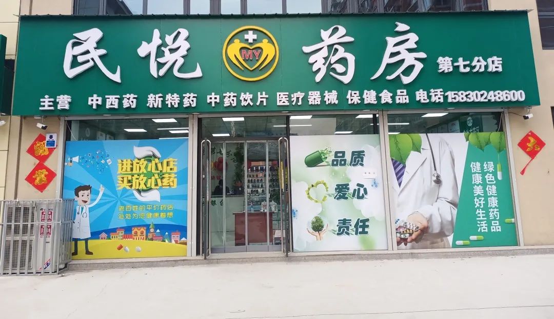 药店门面广告图片大全图片