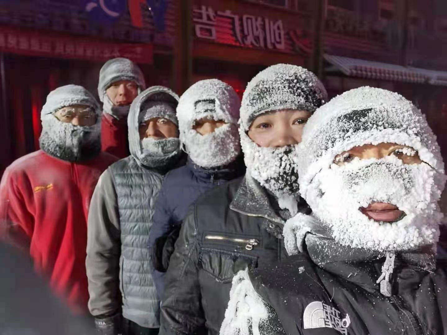 黑龙江呼玛县迎来四十年来最冷天