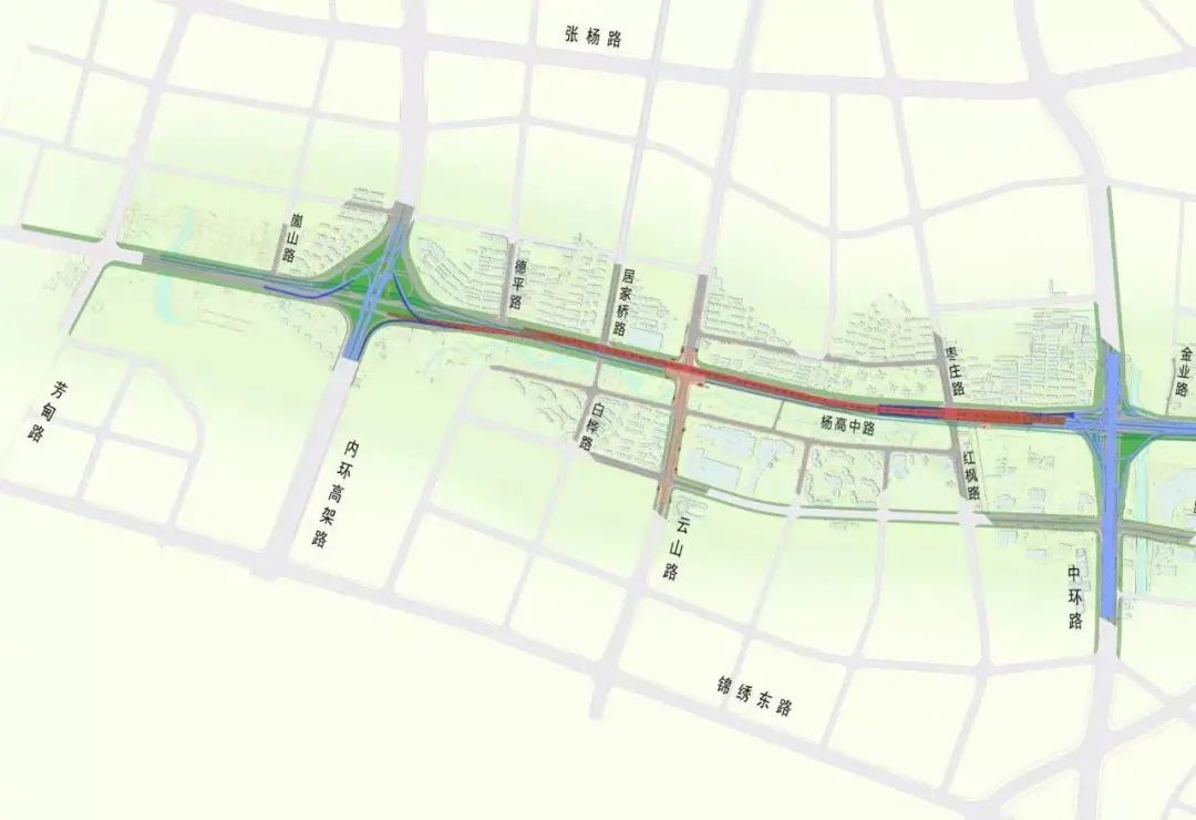 2020杨高南路高架规划图片