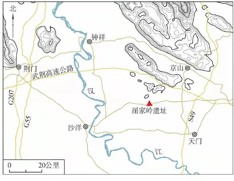 凤凰咀遗址主体年代跨越屈家岭文化和石家河文化,地处中国南,北文化