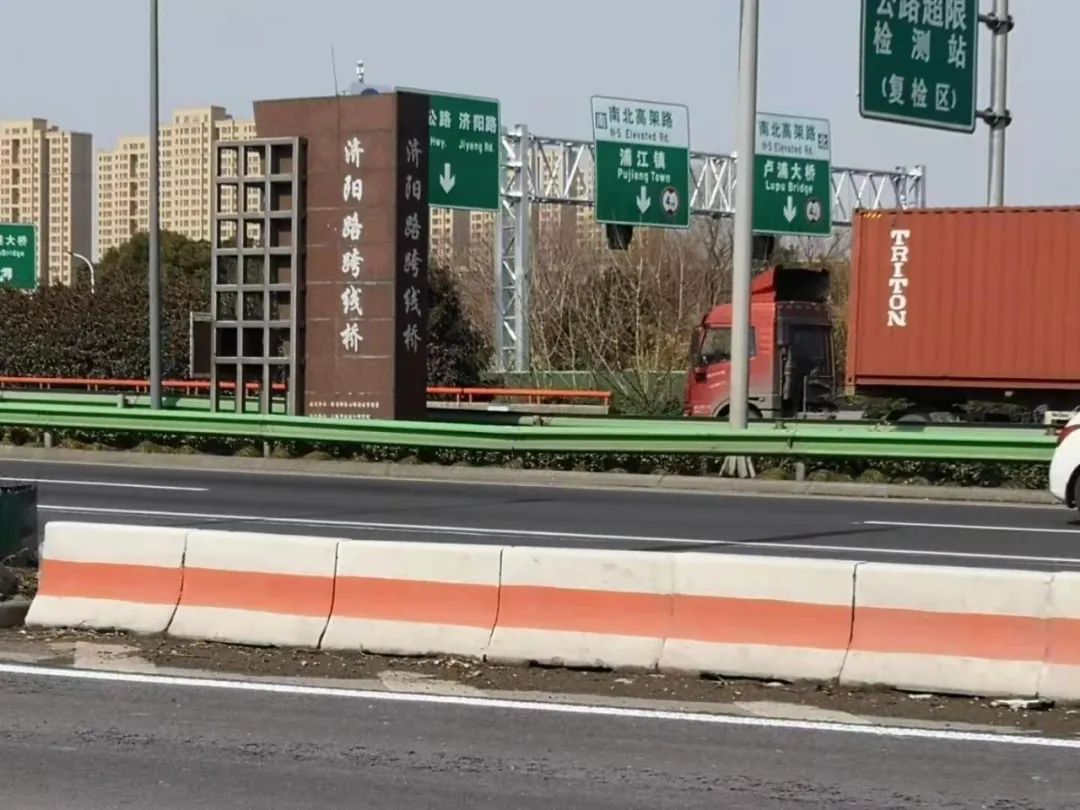 从卢浦大桥到浦江镇只需8分钟济阳路高架完成施工即将通车