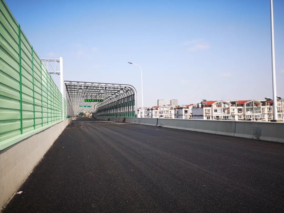 从卢浦大桥到浦江镇只需8分钟济阳路高架完成施工即将通车