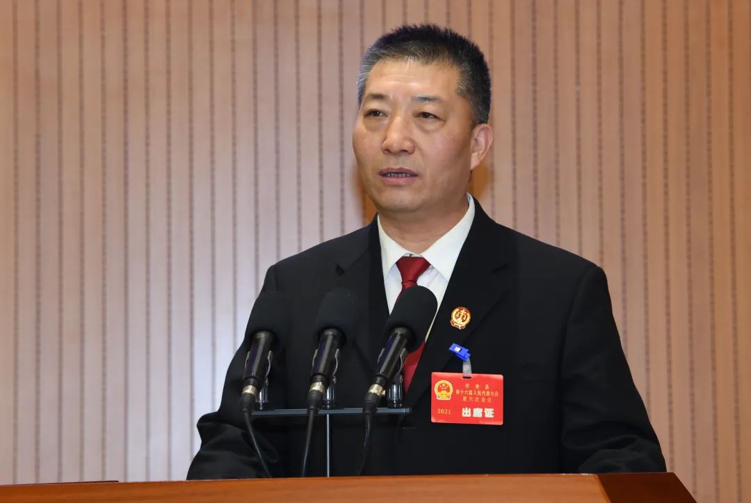 2021年2月3日,怀来县人民法院党组书记,院长李宏伟在怀来县第十六届