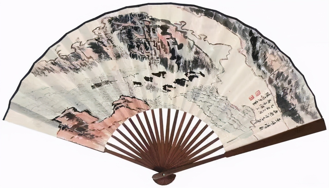 艺术推荐陆俨少20幅扇面画精选清风拂面