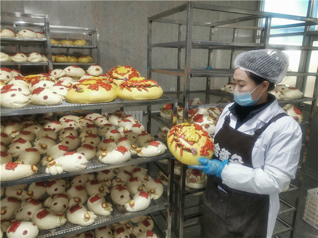 蒸出香甜好日子威海文登花饽饽变致富香饽饽