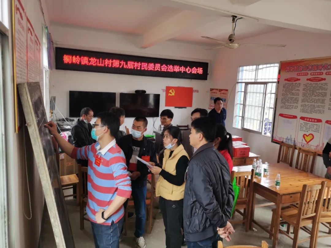桐岭镇圆满完成村两委换届选举工作全部实现一肩挑