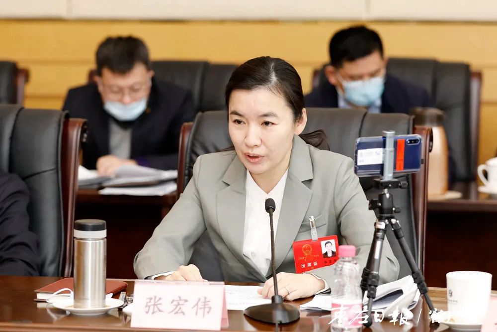 张宏伟在审议时表示,省人大常委会和省"两院"工作报告文字凝炼,重点