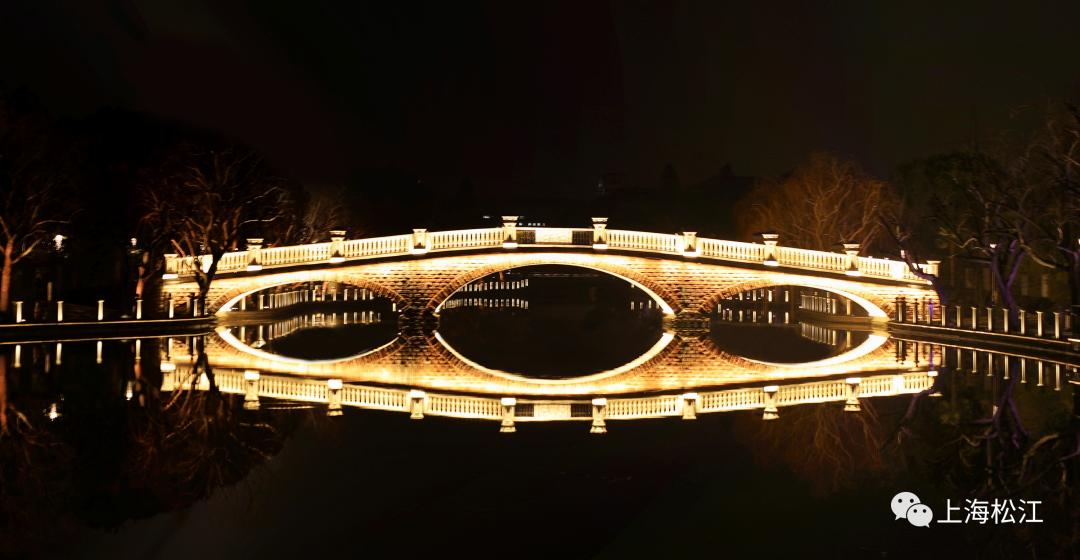 思贤公园绚丽灯光上线松江夜景打卡添新地标