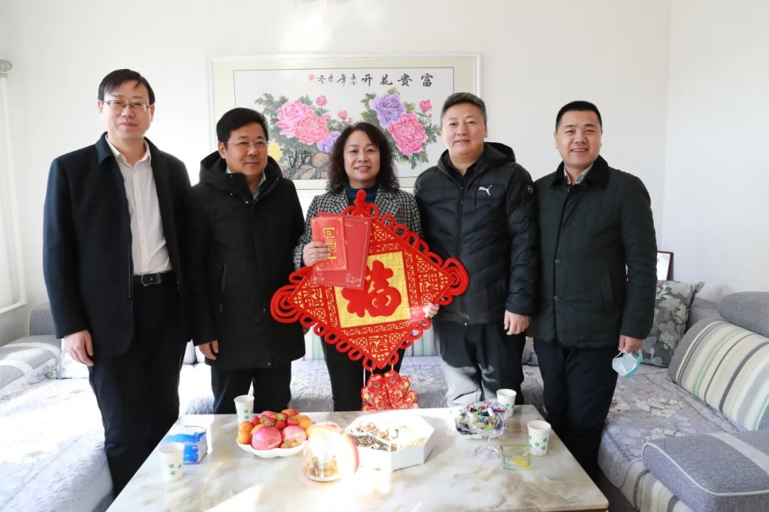 刘永福一行开展新春走访慰问活动