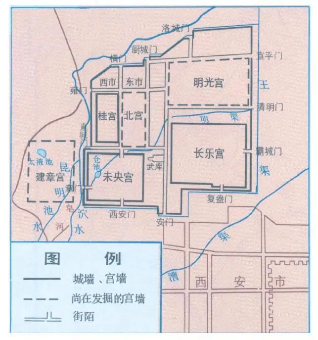 秦雍城平面图图片