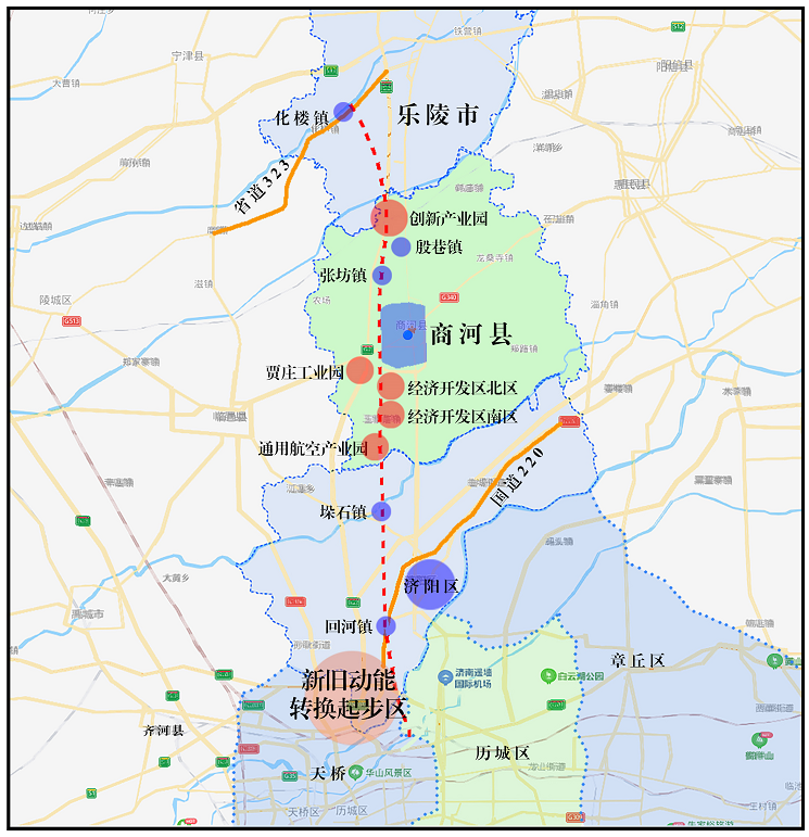 2條高速2條高鐵1座機場商河進入速度時代