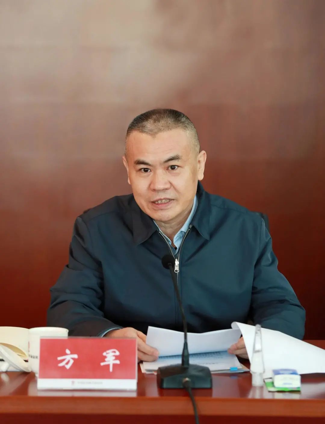 本网记者 朱高磊/摄中国社会科学院秘书长,党组成员赵奇出席会议.