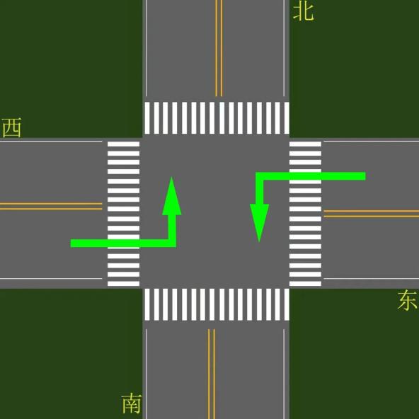 注意市区洪泽湖路与发展大道交叉口交通信号灯放行方式有调整