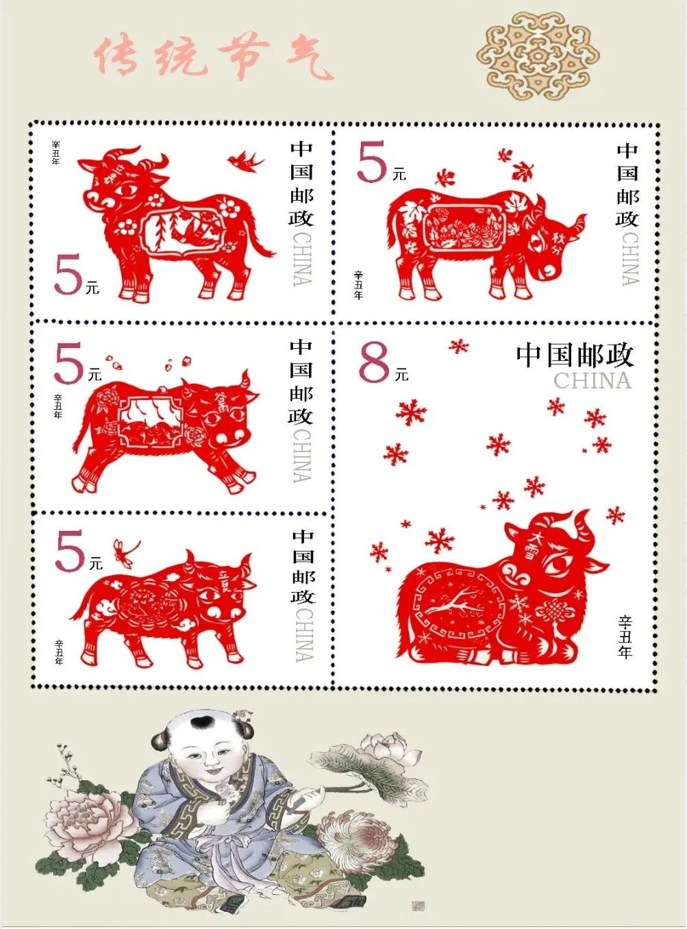 牛年邮票设计大赛图片