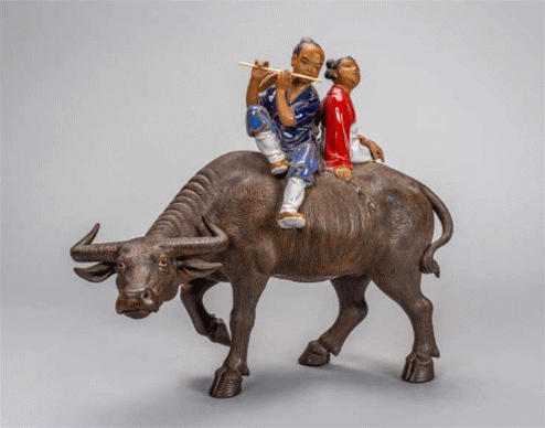 我在禅城迎牛年石湾公仔来贺岁雕琢美好生活