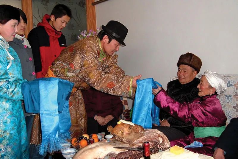 蒙古族拜年图片