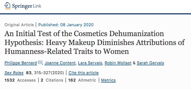 New study finds women wearing heavy makeup are viewed as having