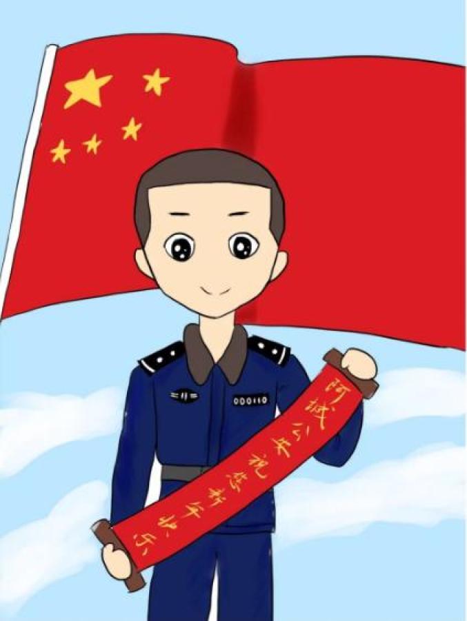 春节坚守岗位漫画图片