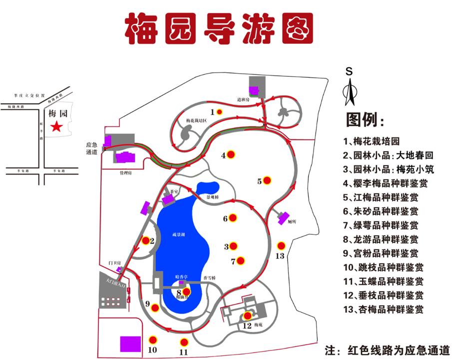 疫情期间梅花展温馨提示莘庄公园及梅园在常态化下,在梅花展期间根据