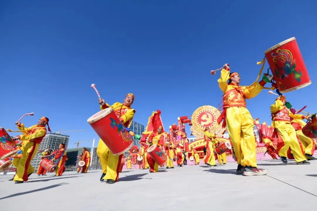 满族太平鼓图片