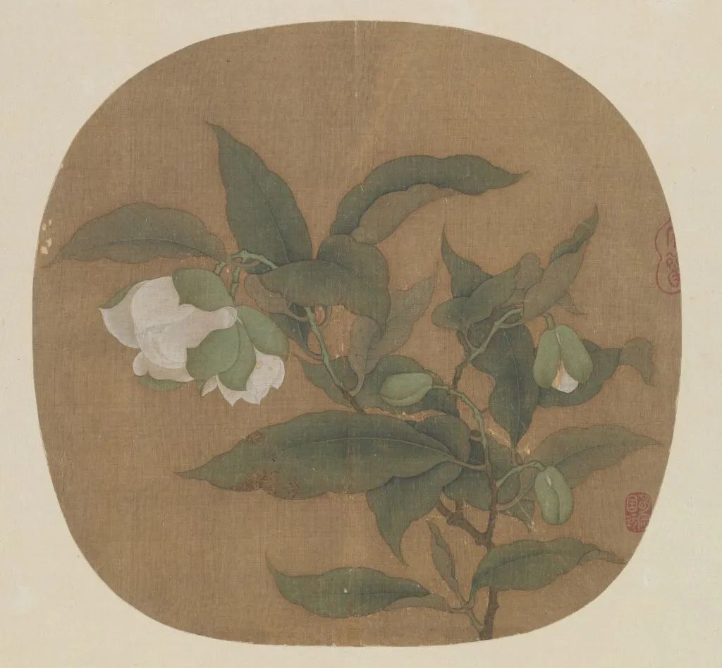中唐之后花鸟画成为独立的画科, 涌现出包括善画鹤的薛稷, 善画马的曹