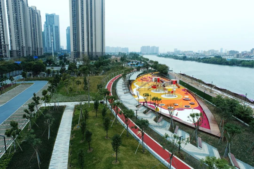 桂城街道滨河景观带项目,是桂城实施"公园城市"发展战略,打造"10分钟