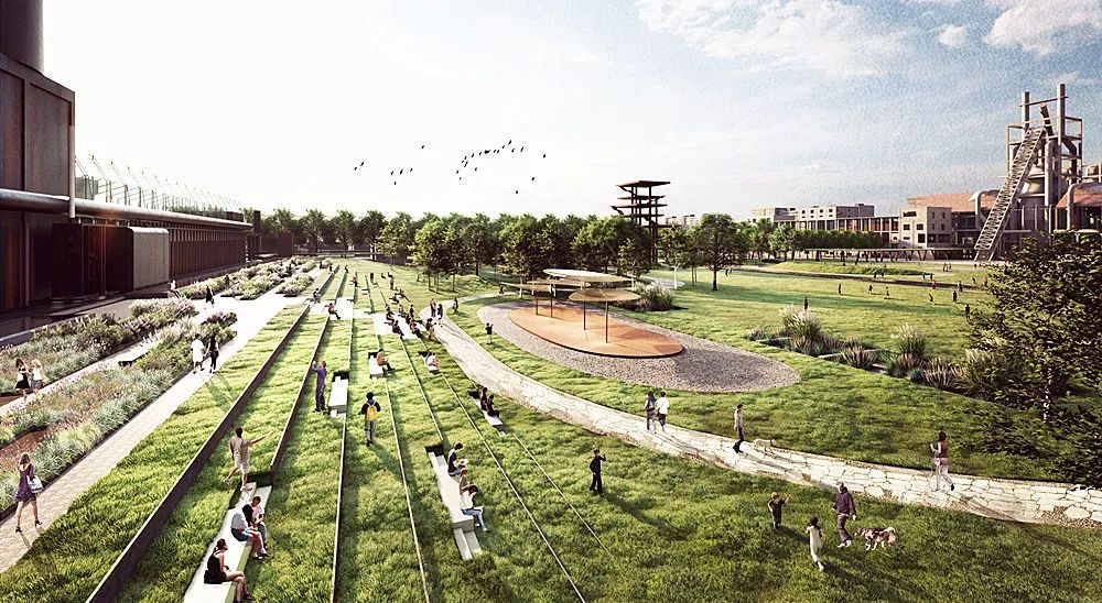 中央大草坪京杭大运河博物院项目项目定位为文旅融合背景下的体验型