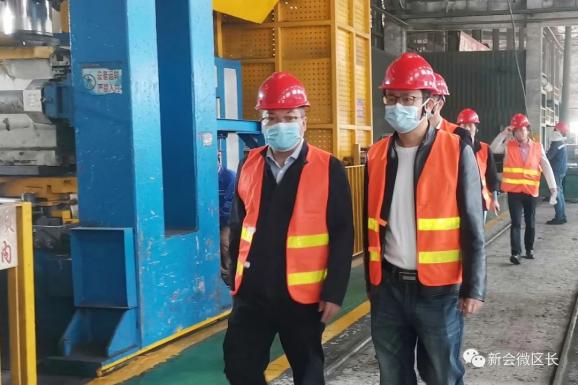 林锡波到中集集装箱有限公司开展"暖春行动",深入生产车间了解生产