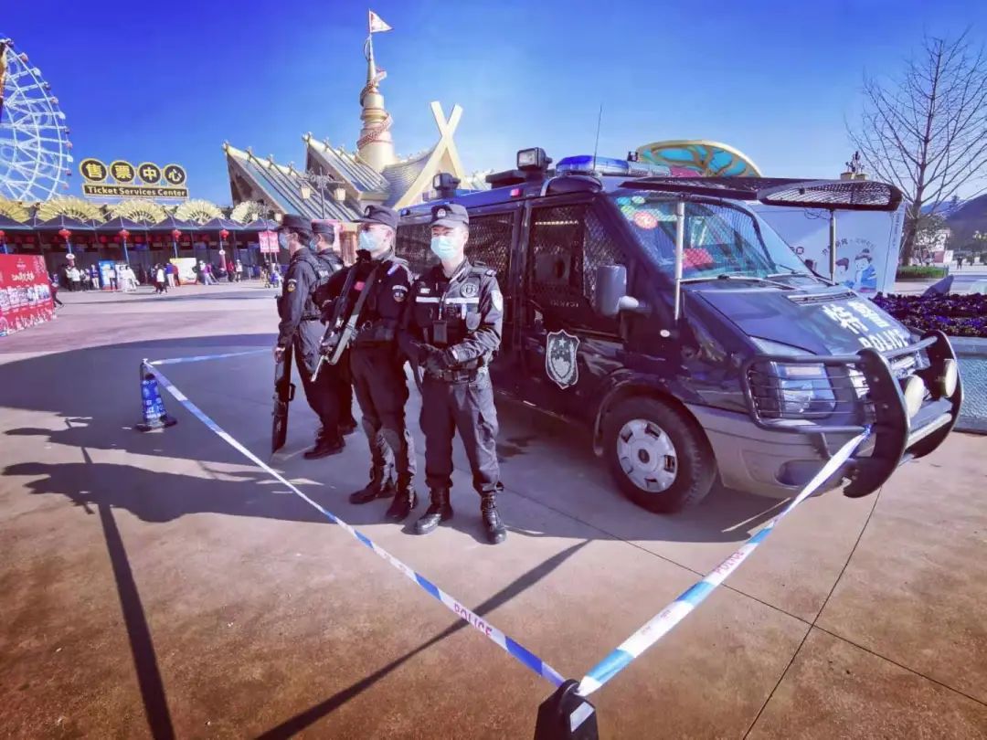 他们努力做景区安全的"守卫者"● 他们就是晋宁公安分局巡特警大队ptu