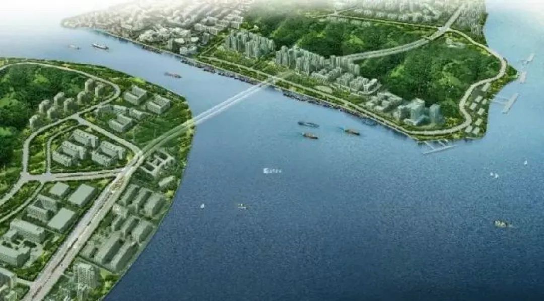 (海底隧道鸟瞰图)2020年,鲁家峙至东港公路工程完成投资2.