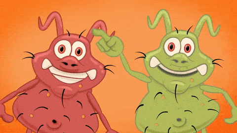 也开始蠢蠢欲动了有一群具有传染性的细菌,病毒在人群密集的校园里