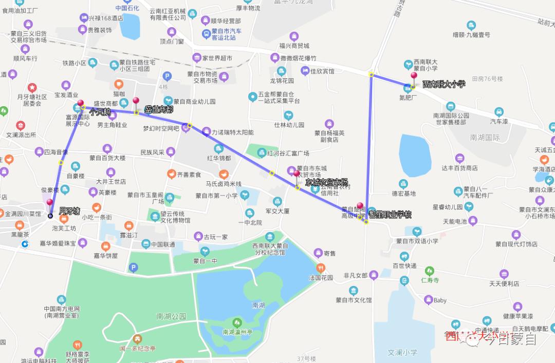 蒙自学区房划分图2021图片