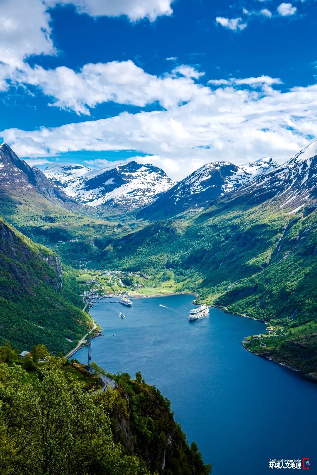 挪威峡谷风景图片图片